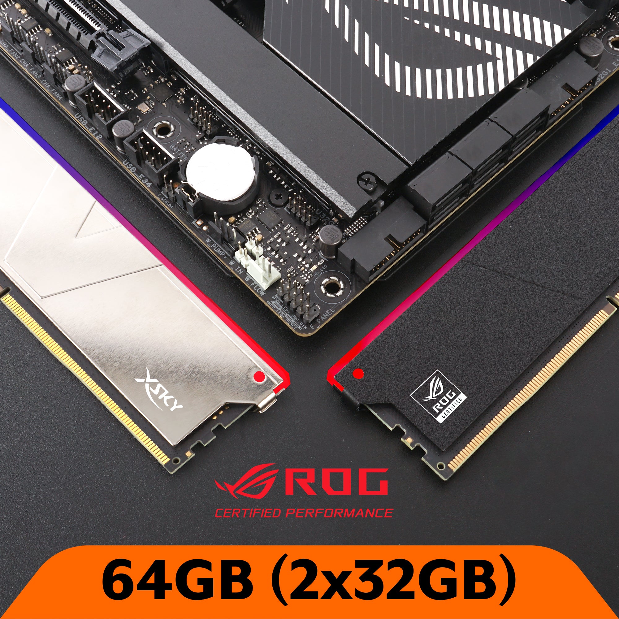 DDR5 | ROG-Certified | [Manta] XSky RGB | 64GB (32GBx2) | INTEL XMP |