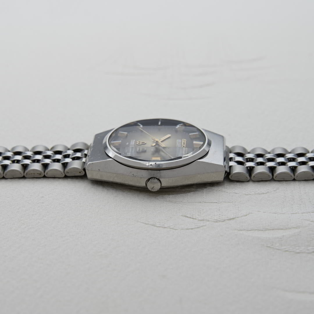 セイコー TYPE2 9面カットガラス ブラウングラデーションダイヤル