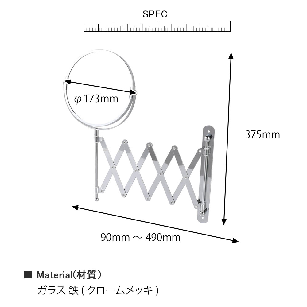 楽天市場】DULTON ダルトン エクステンディング ミラー 鏡 かがみ