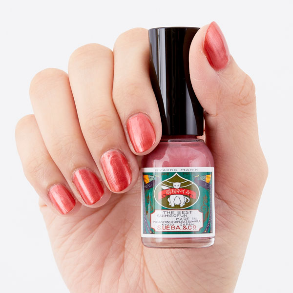 胡粉ネイル 輝かシリーズ 緋銅色（ひどういろ） – 京都の老舗／日本画