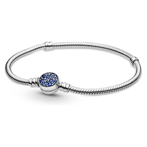 Retired Pandora Sparkling Moon Clasp Bracelet :: Pandora Bracelets