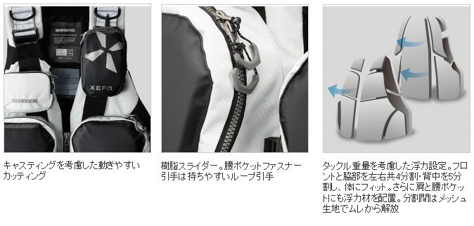 投げ釣り/ベスト/○XEFO・サーフトリッパーベスト VF-275M