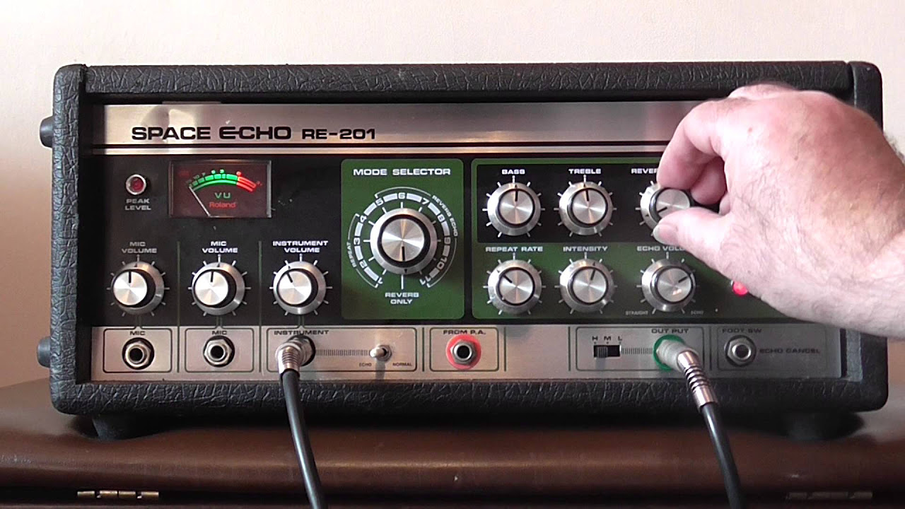 Roland Space Echo RE-201 - YouTube