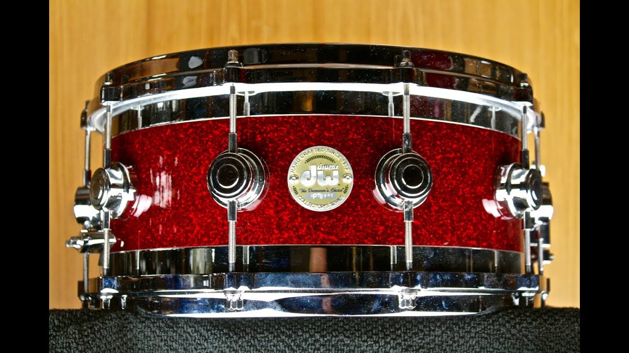 DW Edge Snare Drum 14x6,5 Maple/Brass - YouTube
