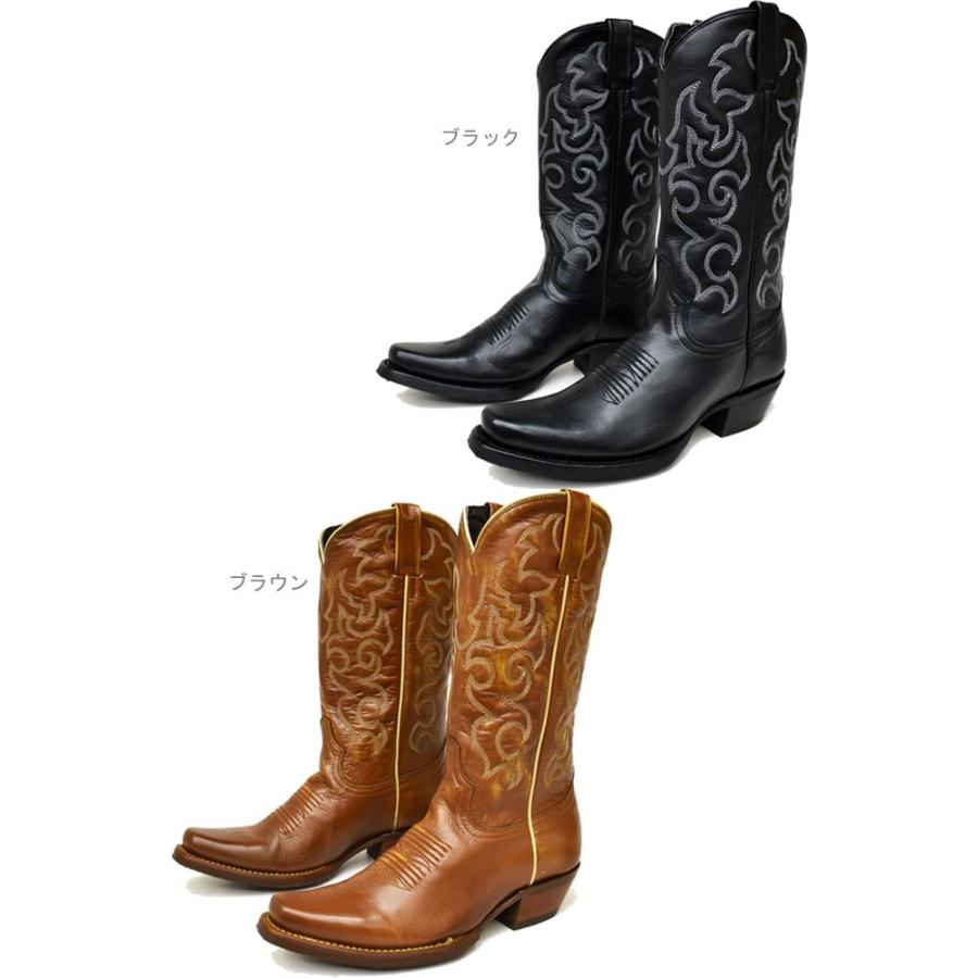 カボルカ ウエスタンブーツ Caborca 本革 レザー刺繍 ロング メキシコ