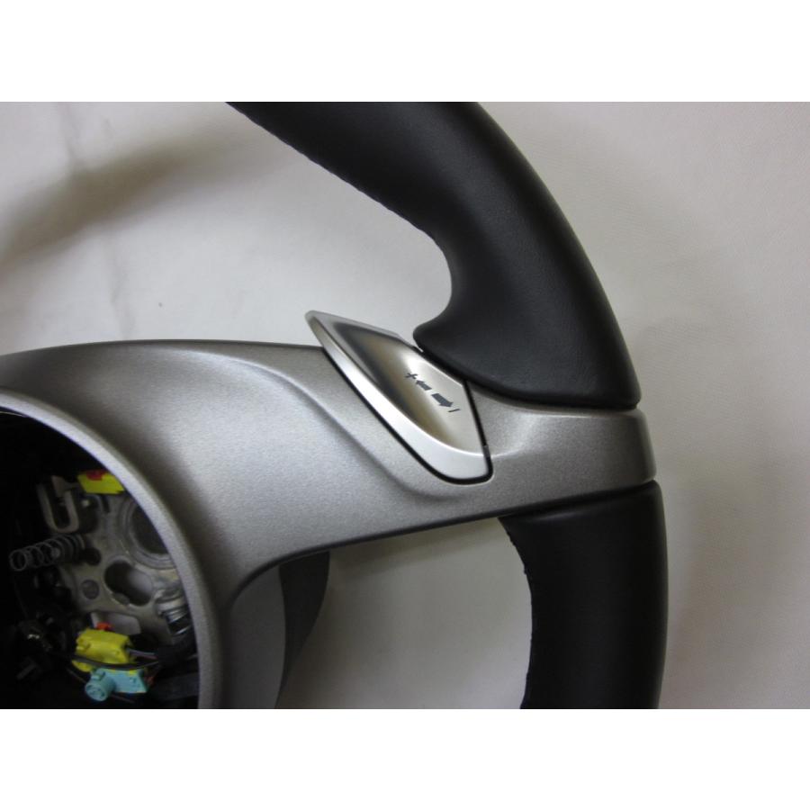 美品！ 986 ポルシェ 911 997 987 純正 革 ステアリング ハンドル