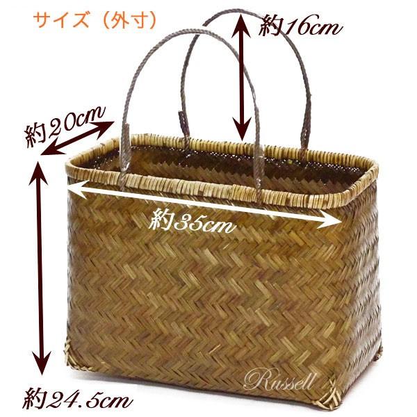竹かご 竹かごバッグ 市場かご 一貫張り 一閑張り 材料 かごバッグ