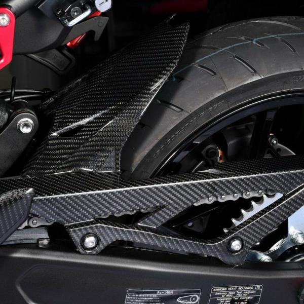ZX-25R リアフェンダー 純正形状 ドライカーボン SPEEDRA : モトパーツ