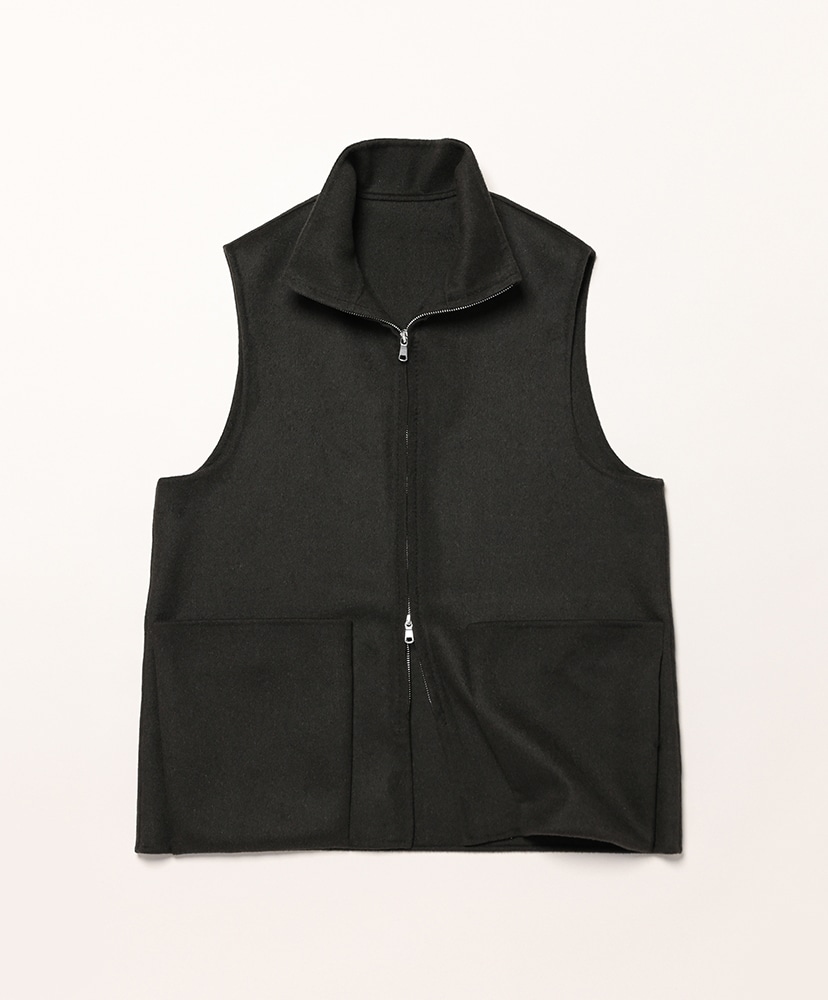 W-Face Vest(1(MEN) Charcoal/チャコール): MAATEE&SONS