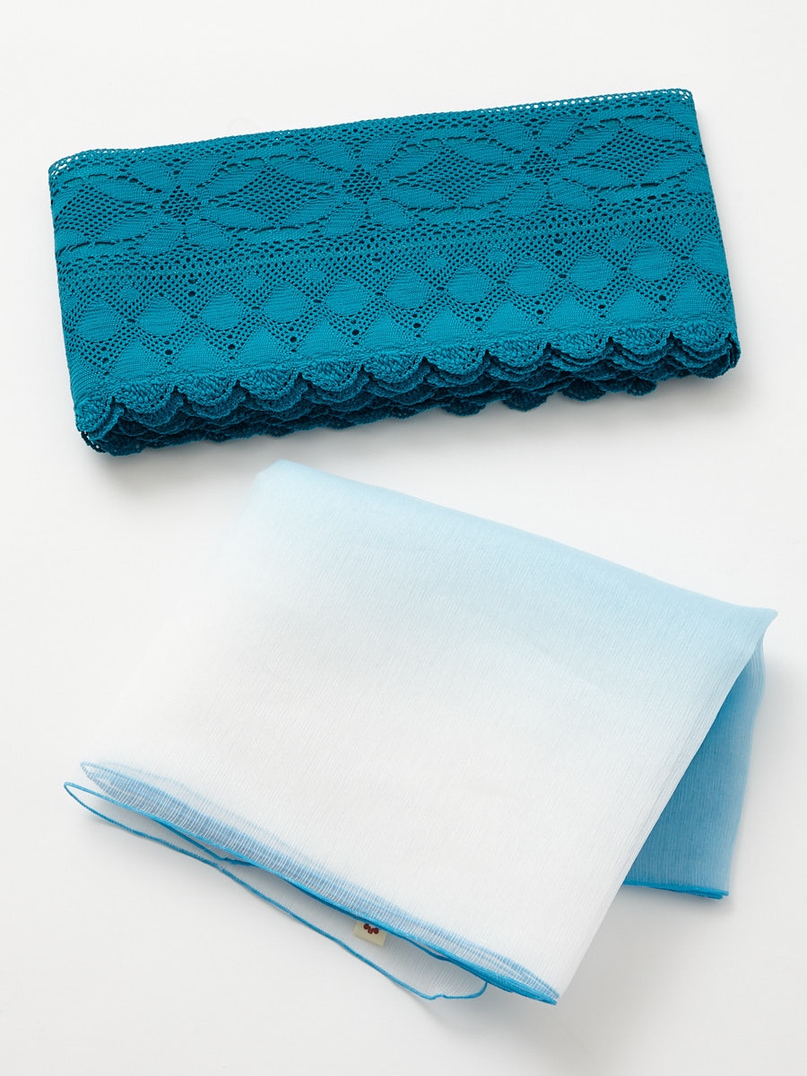 WEB限定】コーディネートアップグレードセット（ レース半巾帯＋ 金魚