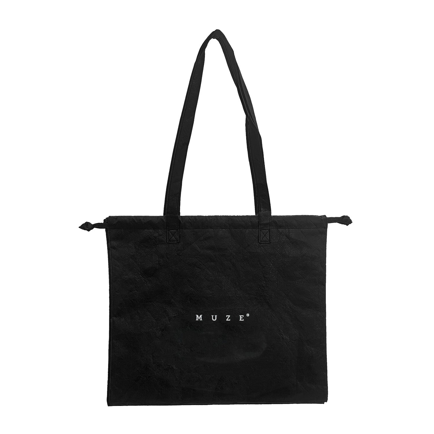 MUZE -【MUZE Tyveck®︎ PURSE TOTE BAG(BLACK×WHITE)】ミューズ