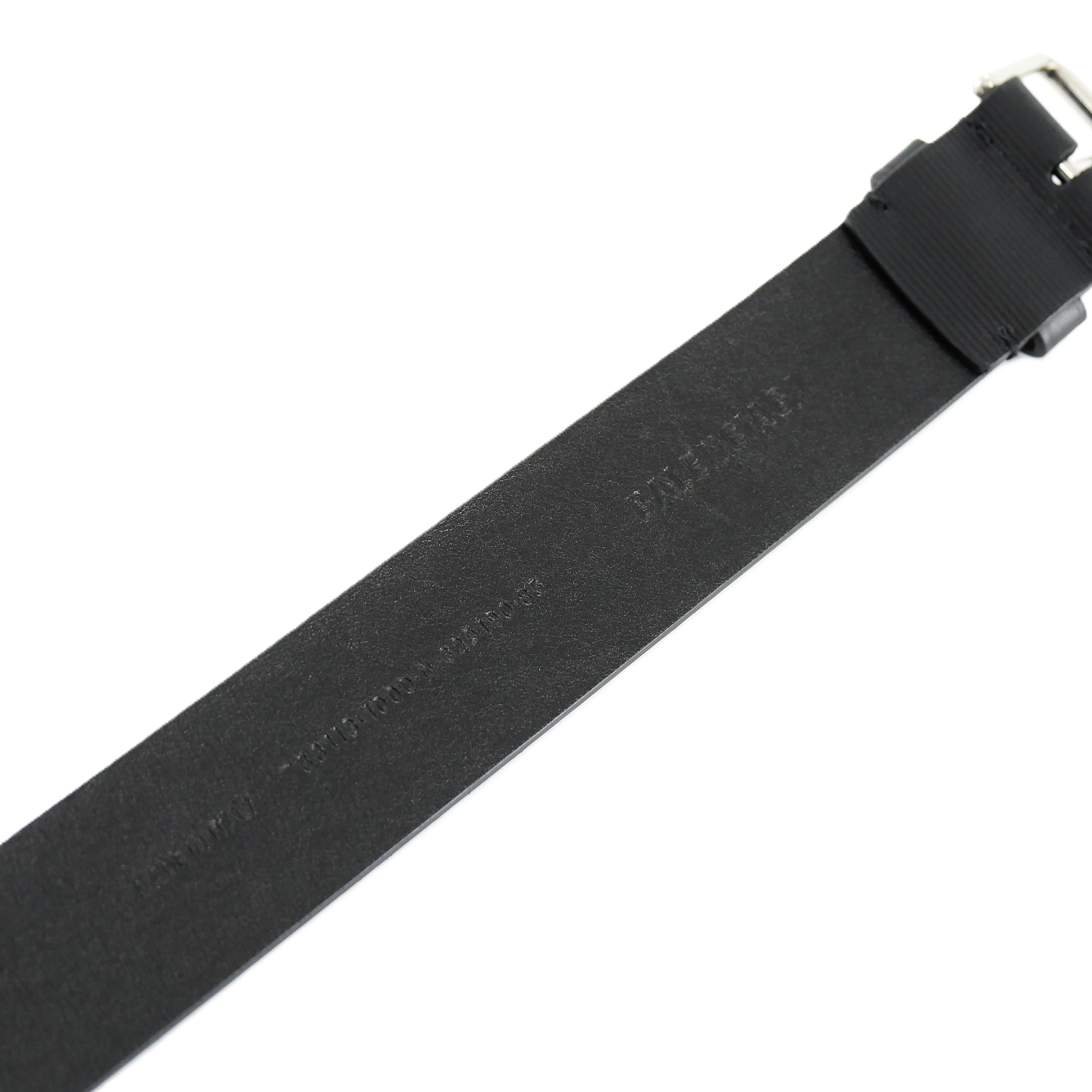正規品・送料無料】BALENCIAGA / BALENCIAGA TEXTURED-LEATHER BELT